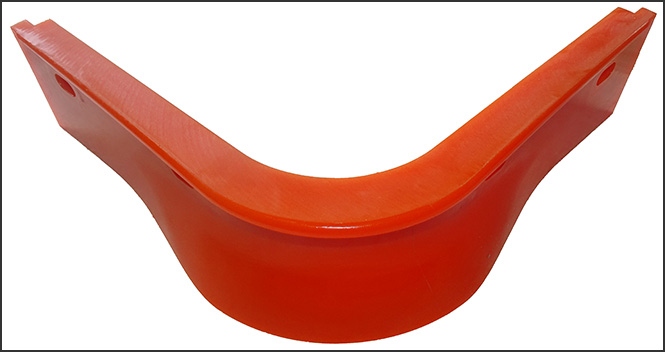 URETHANE NOSE CONVEYOR BELT BLADE